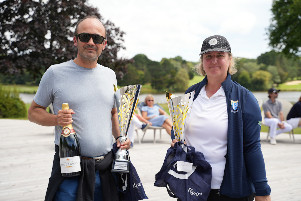 Les deux champions 2024 : Guillaume Michel et Laurence Agatensi