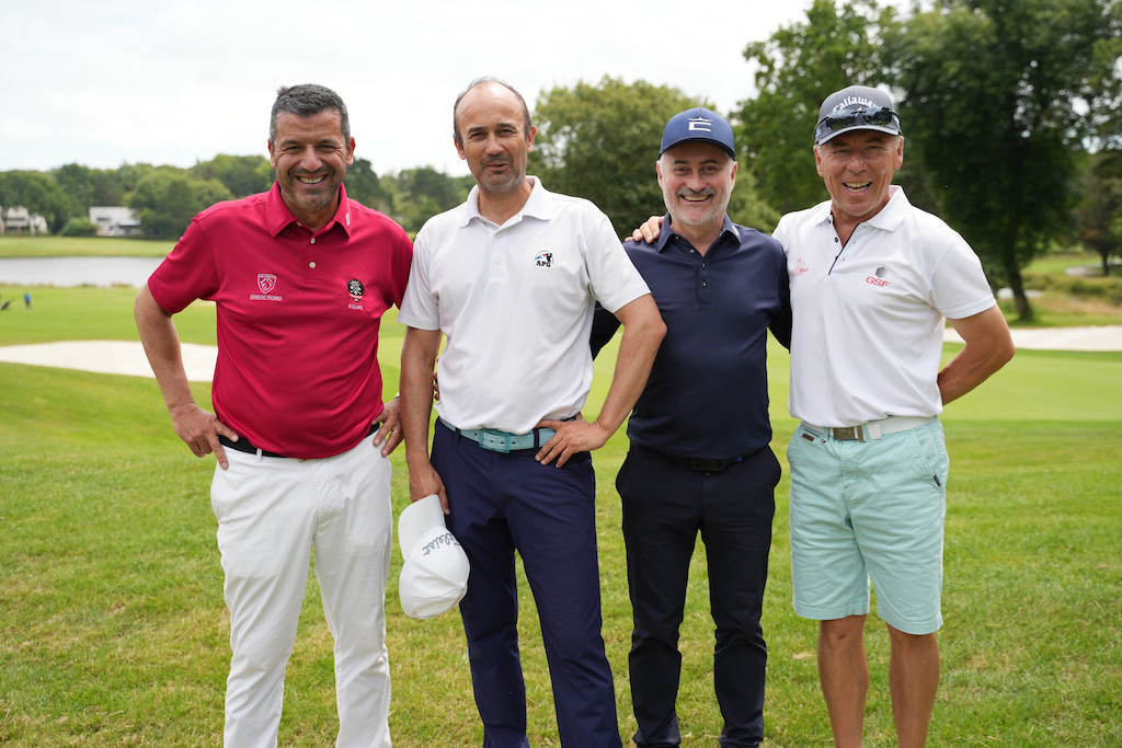 Avec le Pro Cyrille Duplessis, Jean-Wilfrid Forquès, Guillaume Michel et Cyrille Mabilais